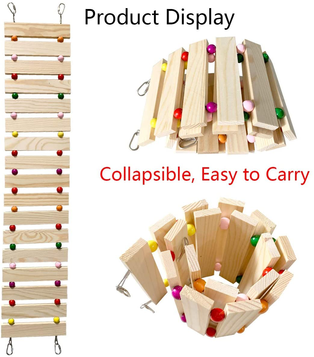 Vehomy Chicken Coop Toy Chicken Toys for Hens Natural Wood Chicken Ladder Chicken Swing Chicken Perch for Birds Poultry Rooster Chicks Animals & Pet Supplies > Pet Supplies > Bird Supplies > Bird Ladders & Perches Vehomy