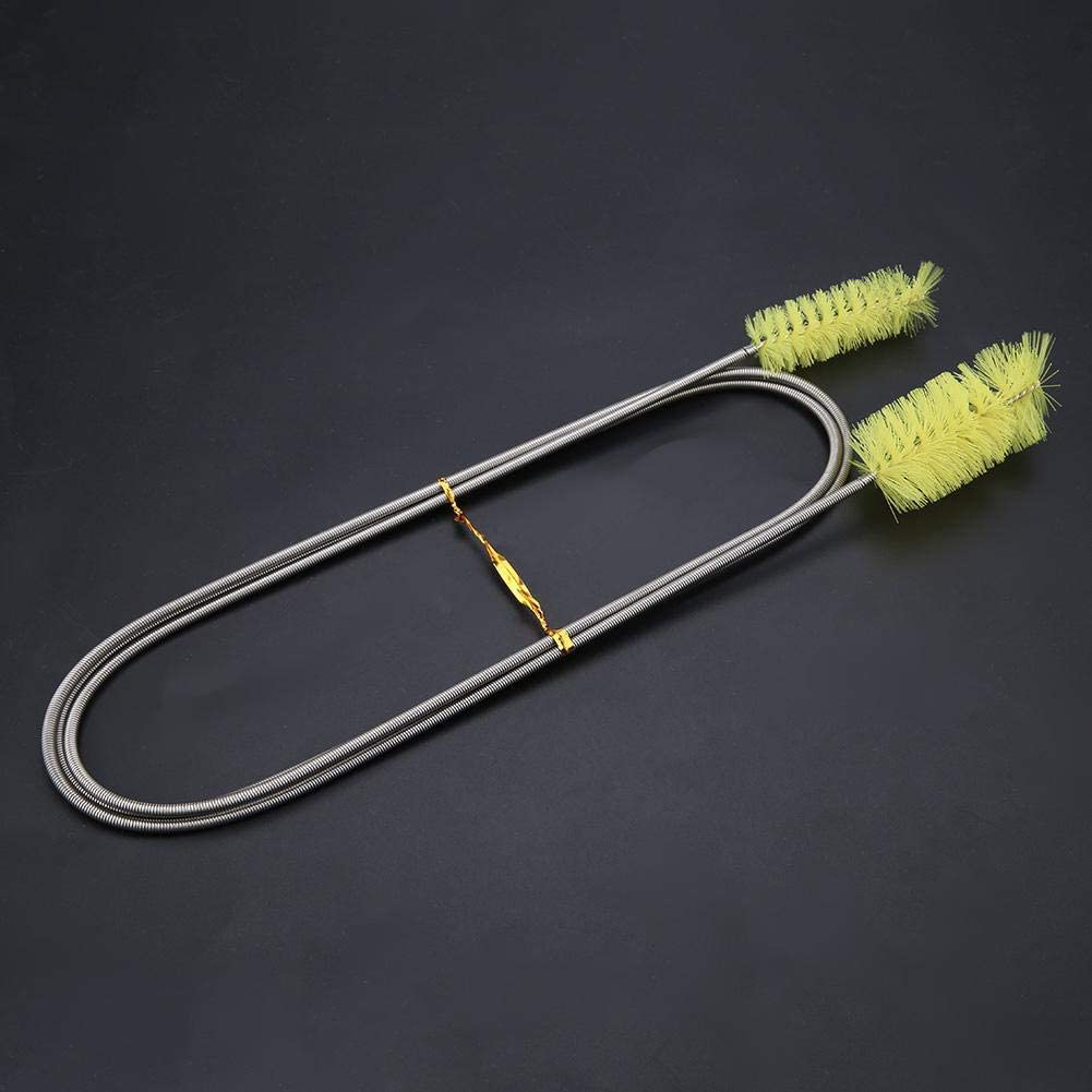 Caution Stainless Flexible Cleaning Brush Double Ended Canister Filter Tube Hose Pipe Clean for Fish Tank Aquarium Animals & Pet Supplies > Pet Supplies > Fish Supplies > Aquarium Cleaning Supplies caution