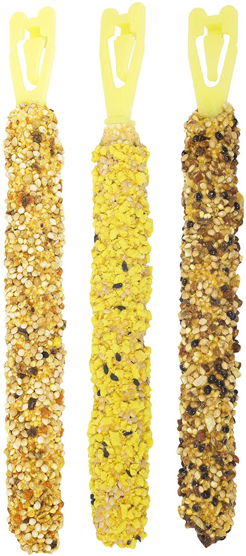 Vitakraft Crunch Sticks Variety Pack: Orange & Apricot Flavor, Egg & Honey Flavor, Sesame & Banana Flavor Treats for Parakeets, 2.4 Oz Animals & Pet Supplies > Pet Supplies > Bird Supplies > Bird Treats Vitakraft