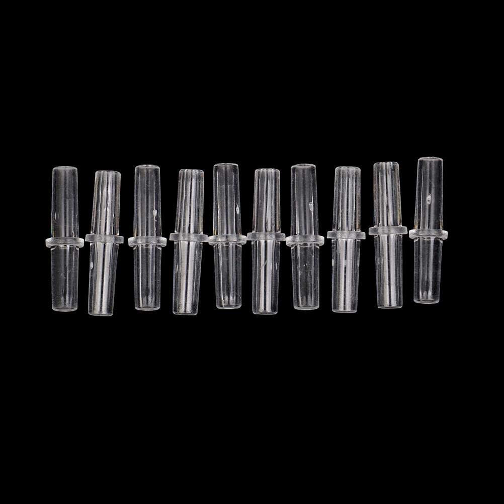 Coscosx 50 Pcs 2 Ways Transparant Aquarium Air Valve Connectors Plastic Inline Splitter Pump Tubing Connectors Fish Tank Pond Air Line Connector for Fish Tank 4MM Airline Tube Animals & Pet Supplies > Pet Supplies > Fish Supplies > Aquarium Decor CoscosX Straight