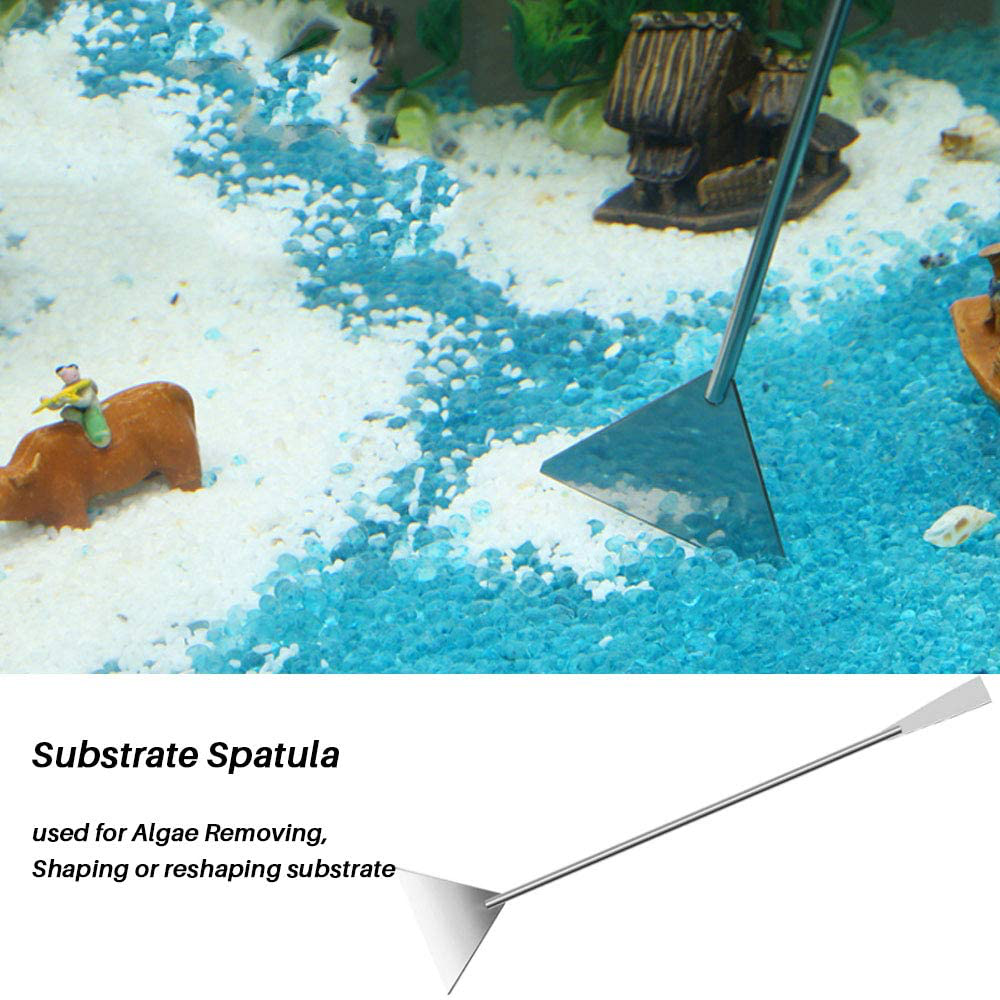 Aihotim Aquarium Aquascaping Tools, 4 in 1 Anti-Rust Planted Aquarium Tools, Stainless Steel Tweezers Scissors Spatula Algae Scraper Set for Fish Starter Kits Animals & Pet Supplies > Pet Supplies > Fish Supplies > Aquarium Cleaning Supplies Aihotim