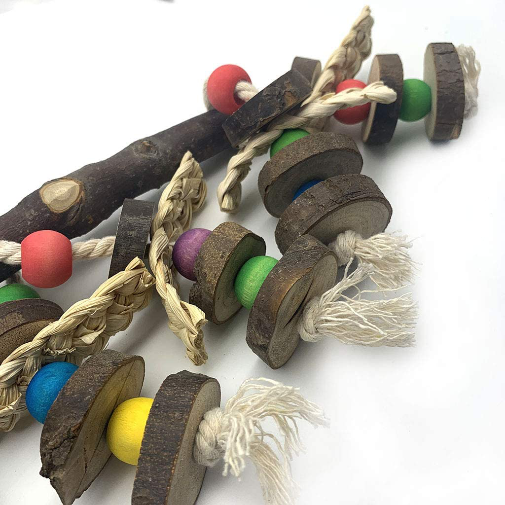 Ebaokuup Wood Bird Chewing Toys-Blocks Parrot Tearing Toys Best for Finch,Budgie,Parakeets,Cockatiels, Conures,Love Birds and Amazon Parrots Animals & Pet Supplies > Pet Supplies > Bird Supplies > Bird Toys EBaokuup
