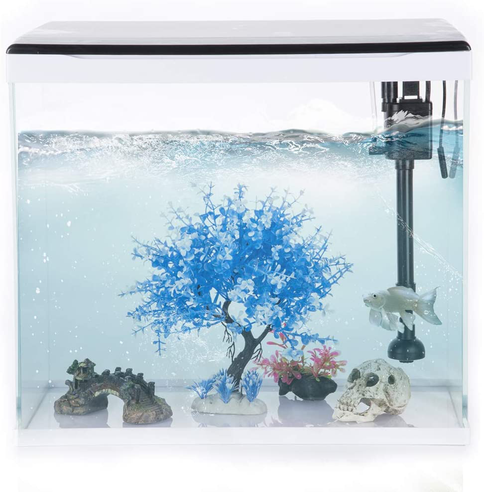 HITOP Pets Plastic Plants for Fish Tank Decorations Large Artificial Aquarium Decor Animals & Pet Supplies > Pet Supplies > Fish Supplies > Aquarium Decor HITOP