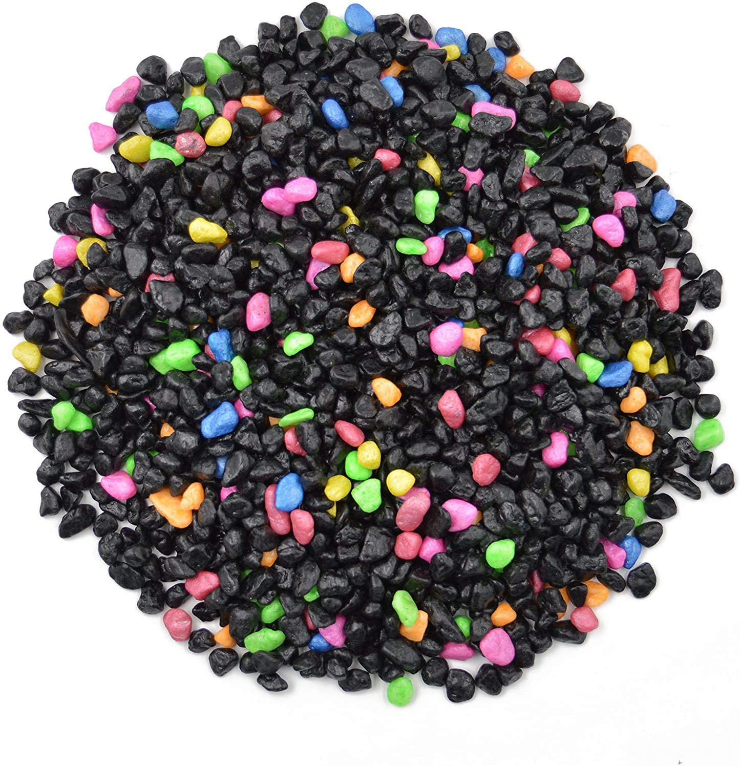 CNZ Aquarium Gravel Black & Flourescent Mix for Plant Aquariums, Landscaping, Home Decor, 0.25"-0.35" (10-Pound) Animals & Pet Supplies > Pet Supplies > Fish Supplies > Aquarium Gravel & Substrates CNZ