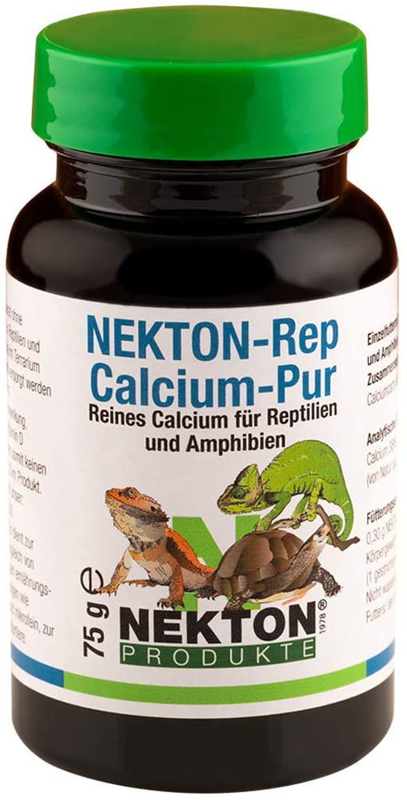 Nekton-Rep Calcium-Pur Pure Calcium Supplement for Reptiles and Amphibians Animals & Pet Supplies > Pet Supplies > Reptile & Amphibian Supplies > Reptile & Amphibian Food Nekton 75gm/ 2.65oz
