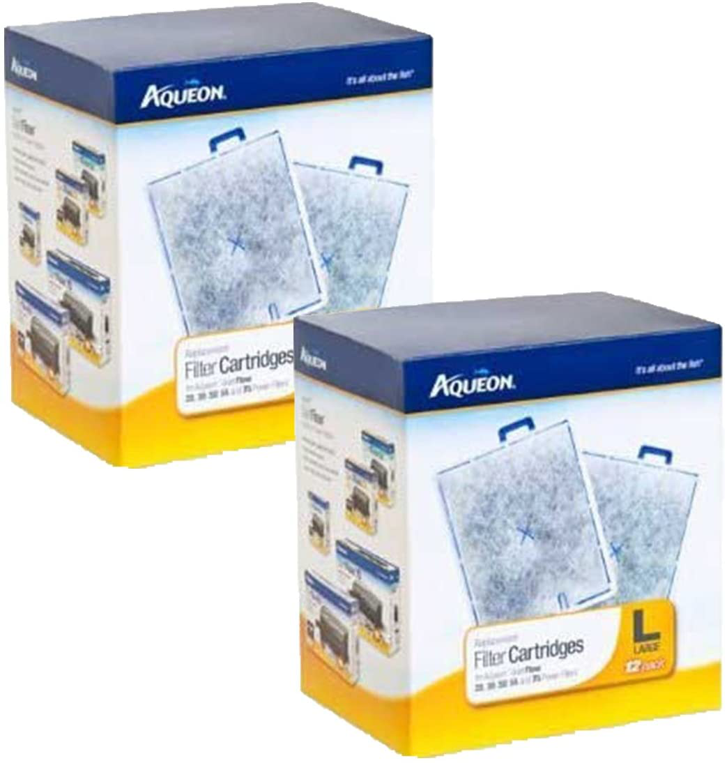 Aqueon Replacement Filter Cartridge Large 24 Count Animals & Pet Supplies > Pet Supplies > Fish Supplies > Aquarium Filters Aqueon