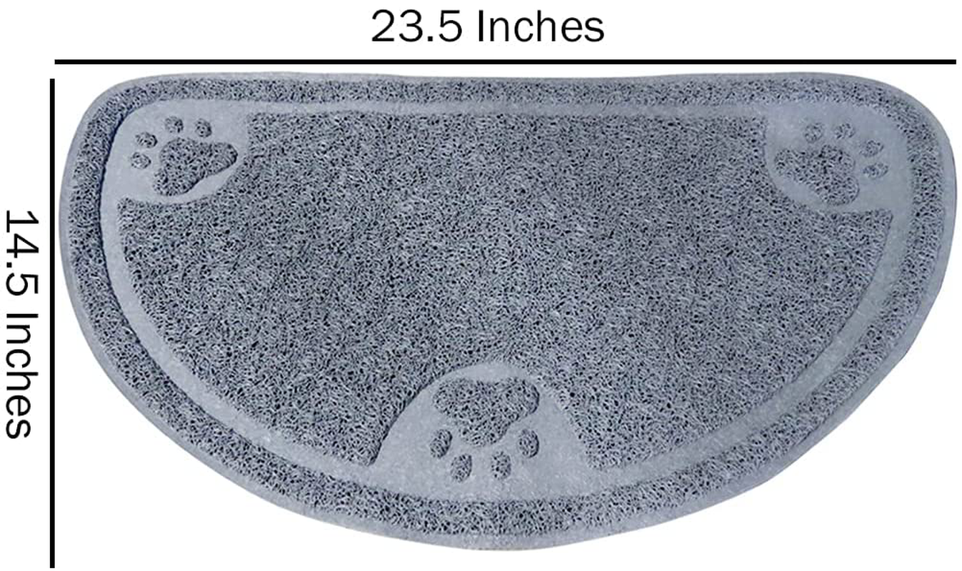 Evelots Cat Litter Trap/Feeding Mat-Catch Litter/Food-No Mess-Non Skid-Spongy Animals & Pet Supplies > Pet Supplies > Cat Supplies > Cat Litter Box Mats Evelots