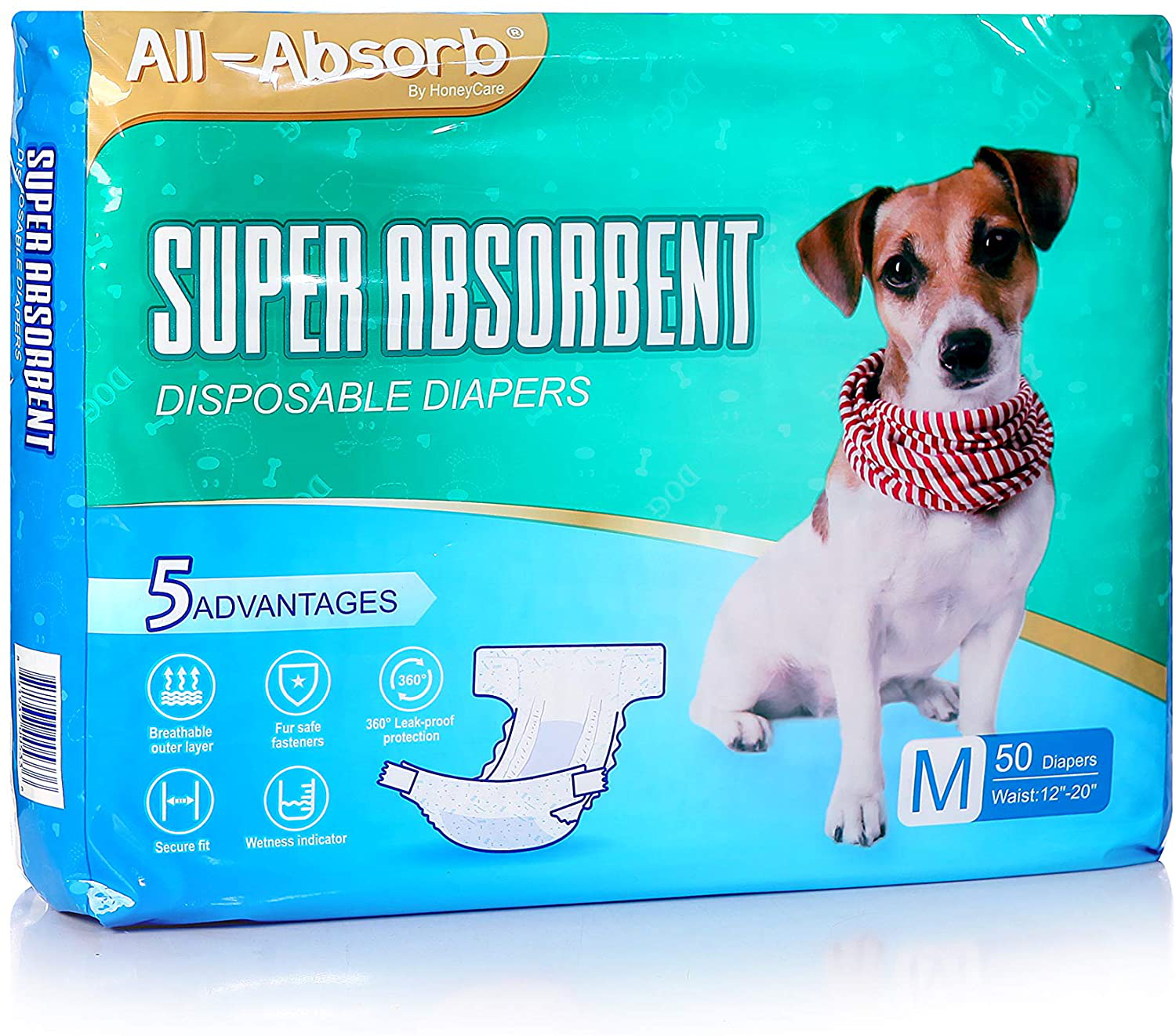 All-Absorb Disposable Female Dog Diapers, Medium – KOL PET