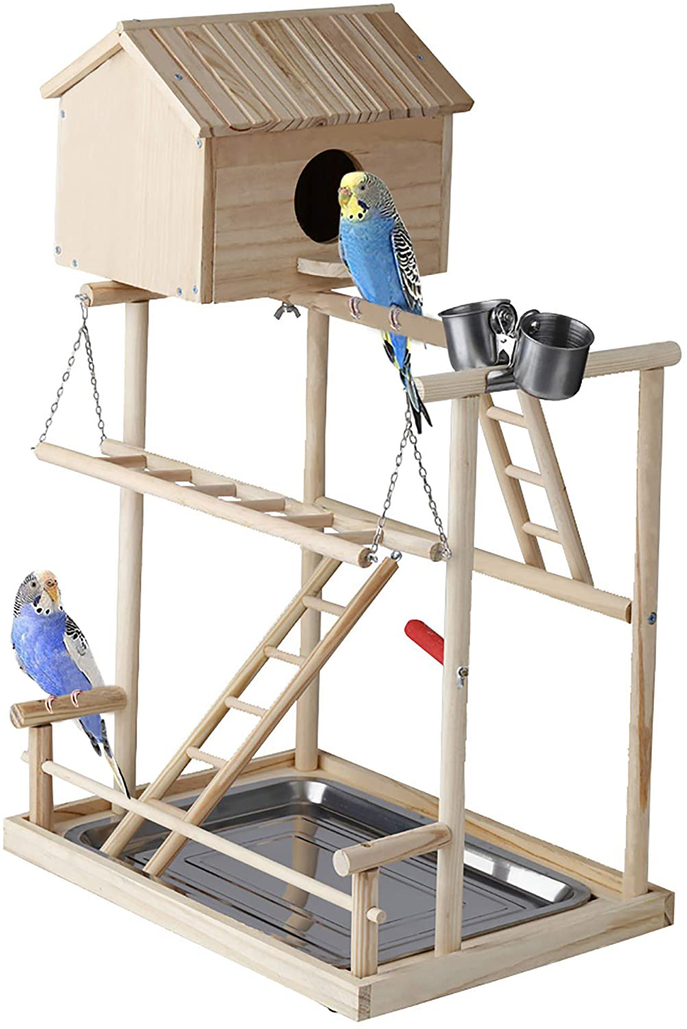 Rockever Parrot Play Stand Bird Playground Cockatiel Gym Animals & Pet Supplies > Pet Supplies > Bird Supplies > Bird Gyms & Playstands Rockever