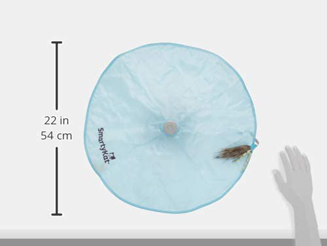 Smartykat Hot Pursuit, Electronic Concealed Motion Cat Toy, Interactive Spinning Feathered Wand, 2 Speed Controls & Moving Lights, Battery Powered Animals & Pet Supplies > Pet Supplies > Dog Supplies > Dog Treadmills Quaker Pet Group