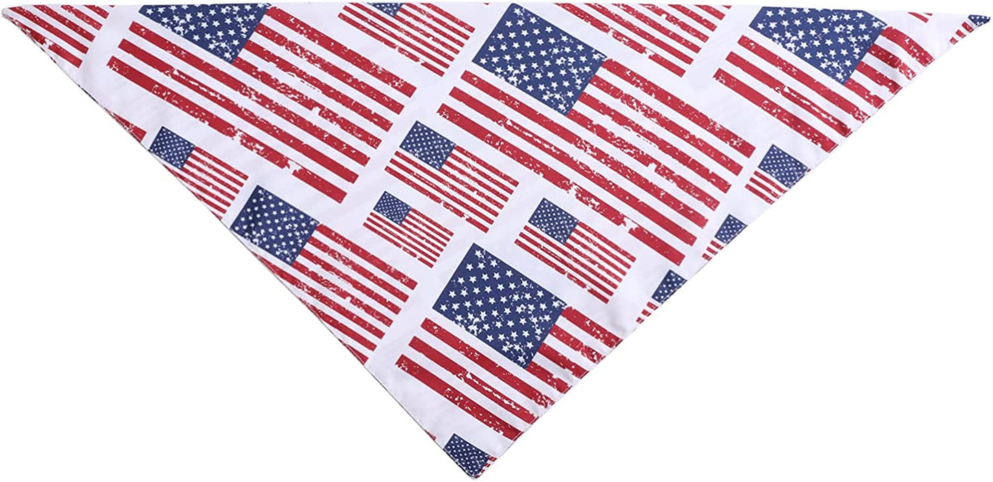 Binaryabc USA Flag Dog Bandana,American Flags Dog Bandana Pet Scarfs,4Th of July American Independence Day Pet Decorations(Style 4) Animals & Pet Supplies > Pet Supplies > Dog Supplies > Dog Apparel BinaryABC