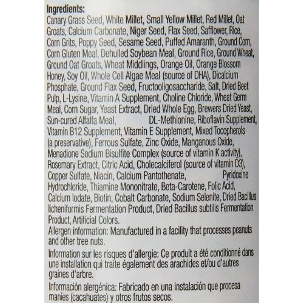 Kaytee Forti-Diet Pro Health Orange Blossom Honey Parakeet Bird Treats, 10-Oz Jar Animals & Pet Supplies > Pet Supplies > Small Animal Supplies > Small Animal Food Central Garden & Pet