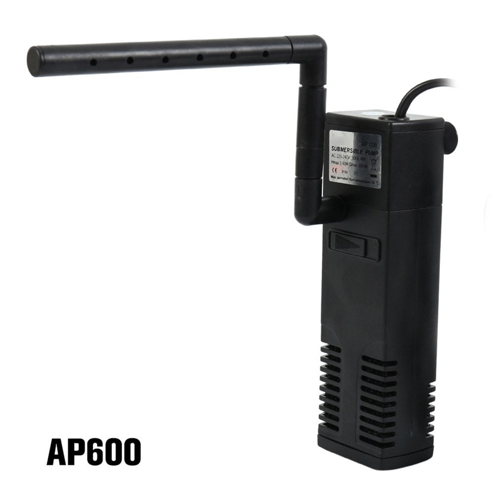 Turtle Tank Filter Low Water Level Whisper Aquarium Internal Filter for Crabs Animals & Pet Supplies > Pet Supplies > Fish Supplies > Aquarium Filters Bydezcon 600