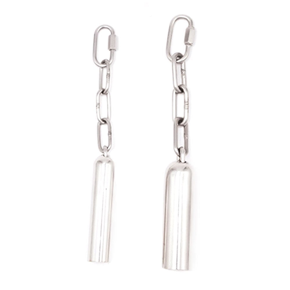 Squirrel Bell Swing Bells Medium Large Parrot Toy Stainless Steel Bell Stand Bell Parrot Cage Chew Toy Pet Bird Accessories for Parrot Macaw African Greys Small Cockatoo Parakeet Cockatiels Animals & Pet Supplies > Pet Supplies > Bird Supplies > Bird Cage Accessories Firlar