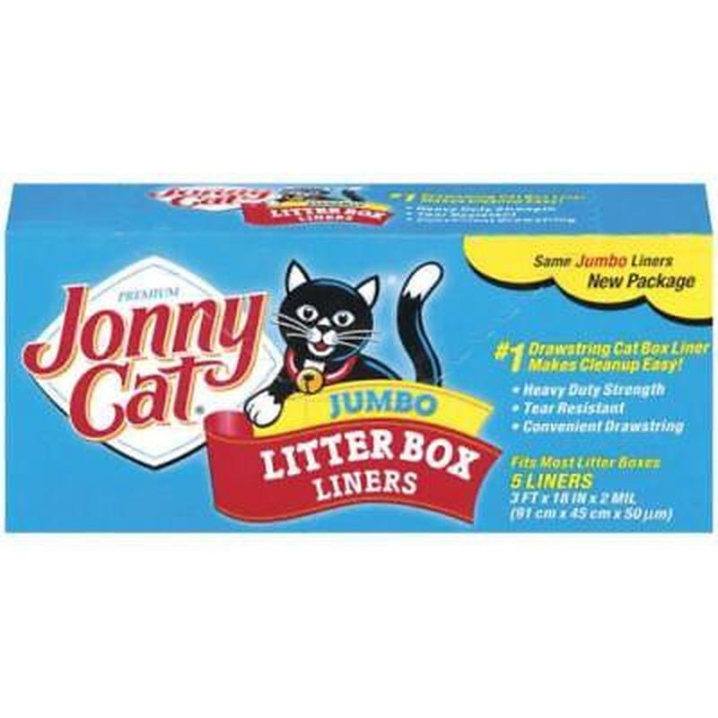 Jonny Cat C00154 Cat Litter Box Liners, 5/Box Animals & Pet Supplies > Pet Supplies > Cat Supplies > Cat Litter Box Liners Jonny Cat