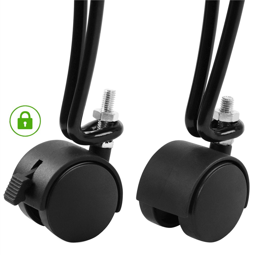 Topeakmart 59'' H Open Top Metal Bird Cage Rolling Parrot Cage with Stand for Small Birds Parakeet Lovebirds Cockatiel Canary Black Animals & Pet Supplies > Pet Supplies > Bird Supplies > Bird Cages & Stands Topeakmart