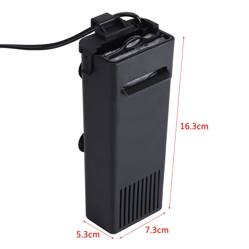 Gupbes Aquarium Internal Filter Low Water Level Circulatory Canister Filters for Fish Turtle Tank Animals & Pet Supplies > Pet Supplies > Fish Supplies > Aquarium Filters Gupbes