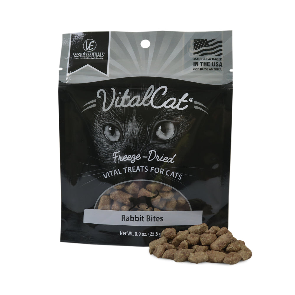 Vital Essentials Freeze Dried Cat Treats, Minnows 0.5 Oz Animals & Pet Supplies > Pet Supplies > Cat Supplies > Cat Treats Carnivore Meat Company RABBIT
