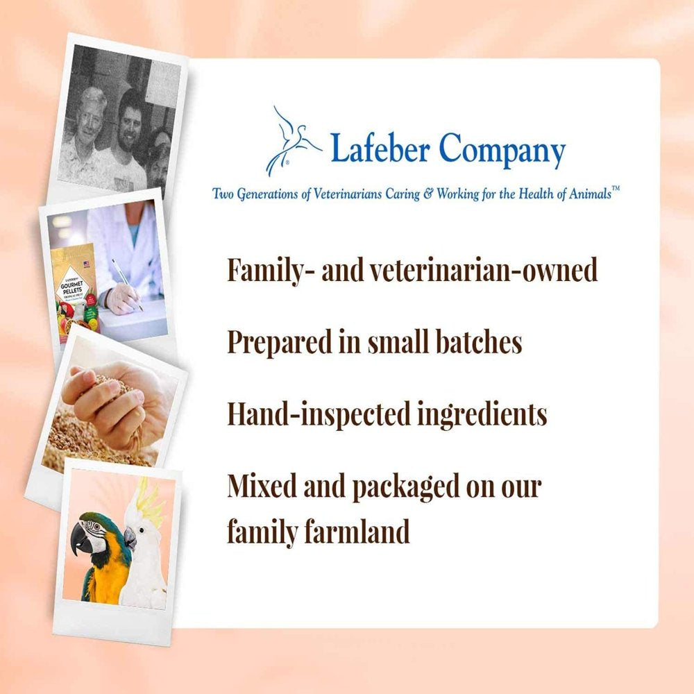 Lafeber 041054726621 4 Lbs Tropical Fruit Gourmet Pellets Bird Food for Macaw Animals & Pet Supplies > Pet Supplies > Bird Supplies > Bird Food Lafeber