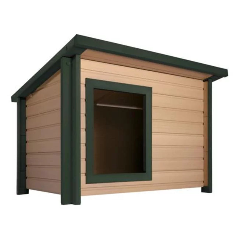 New Age Pet 249194 Rustic Lodge Dog House Animals & Pet Supplies > Pet Supplies > Dog Supplies > Dog Houses New Age Pet
