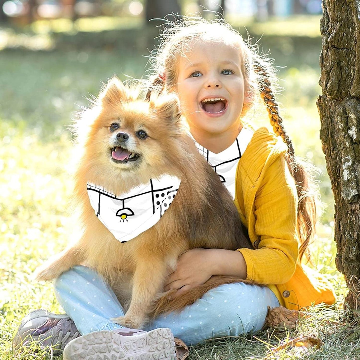 Dog Bandanas,Cat Triangle Bibs,Two Sizes,Black and White Lines,Pet Scarf for Small Medium Large Pets Animals & Pet Supplies > Pet Supplies > Dog Supplies > Dog Apparel tzhcjsjgs