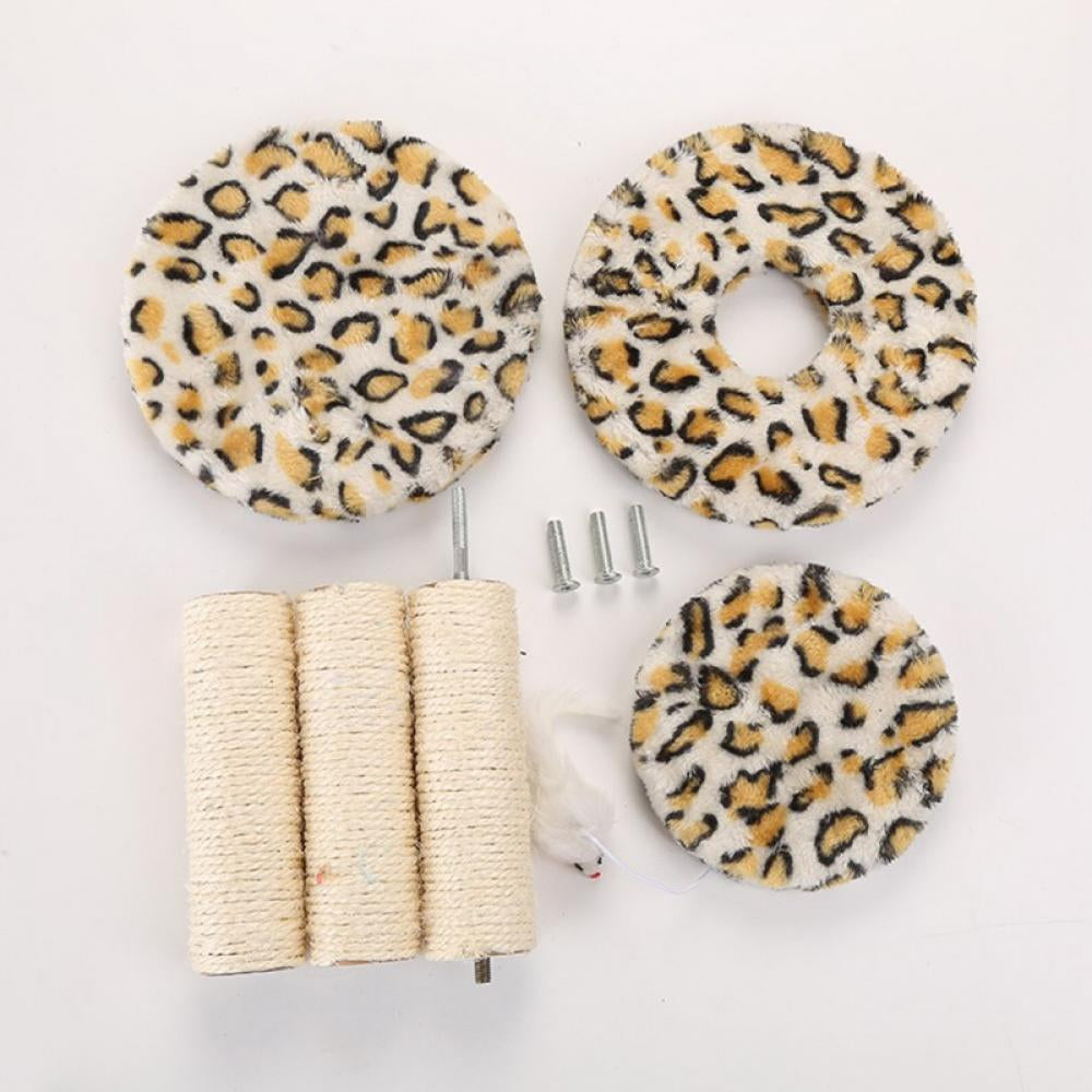 Cat Tree Condo Furniture Kitten Activity Tower Pet Kitty Play House with Scratching Posts 2 Platforms and Plush Toy Animals & Pet Supplies > Pet Supplies > Cat Supplies > Cat Furniture SKYllee