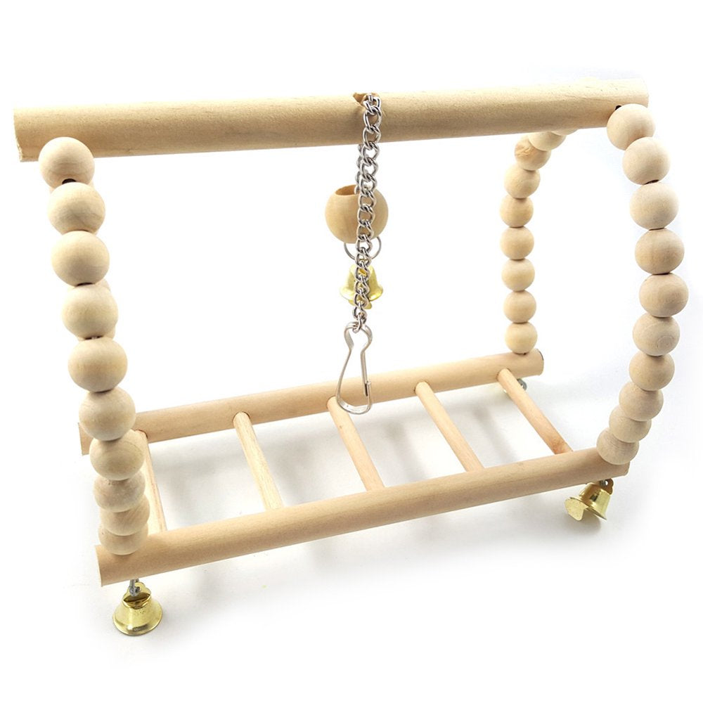 Pet Bird Cockatiel Parrots Suspension Bridge Perches Stand Platform Climbing Ladder Toy Animals & Pet Supplies > Pet Supplies > Bird Supplies > Bird Ladders & Perches CN
