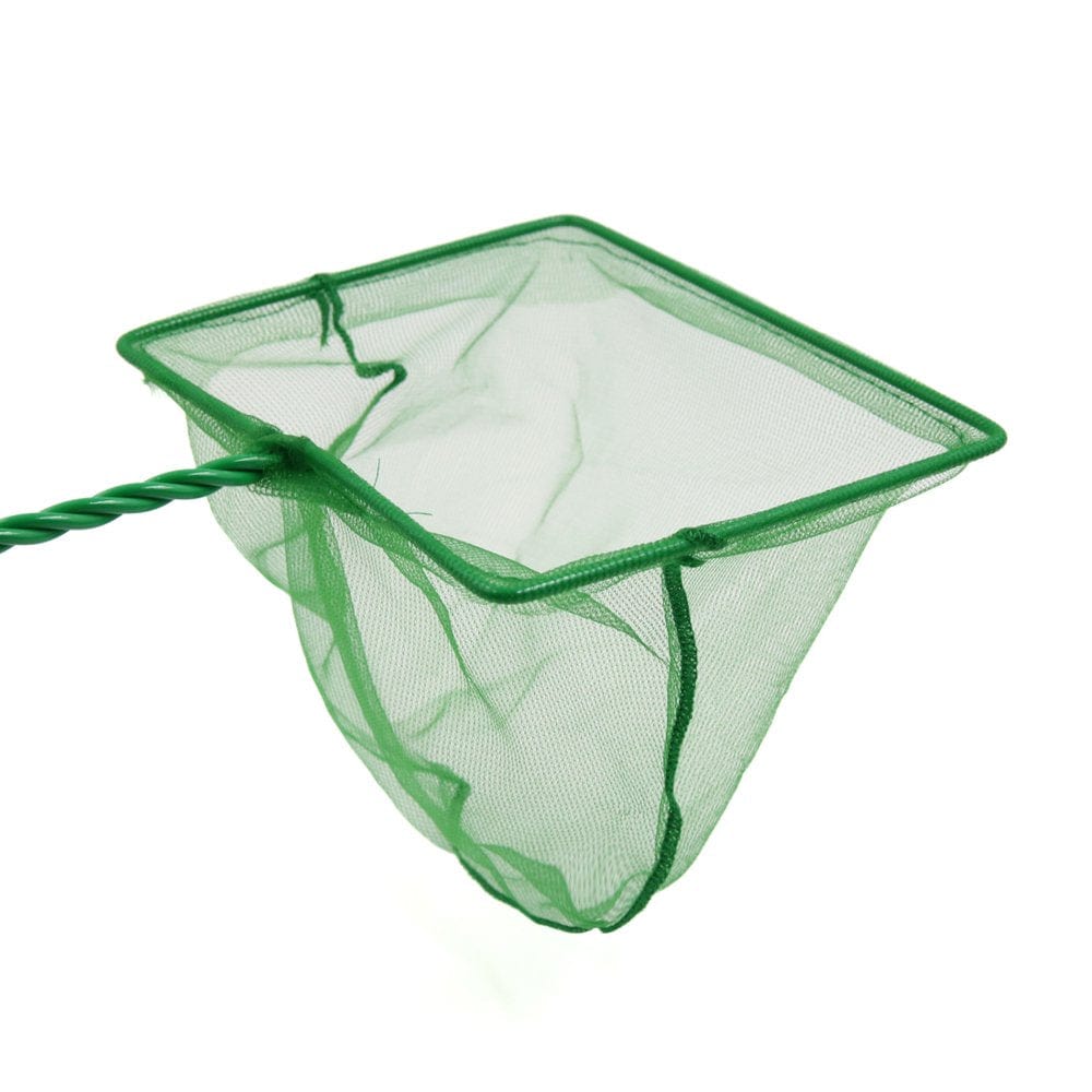6" Green Plastic Coated Handle Fish Shrimp Skimming Net for Betta Aquarium Pond Animals & Pet Supplies > Pet Supplies > Fish Supplies > Aquarium Fish Nets Unique-Bargains