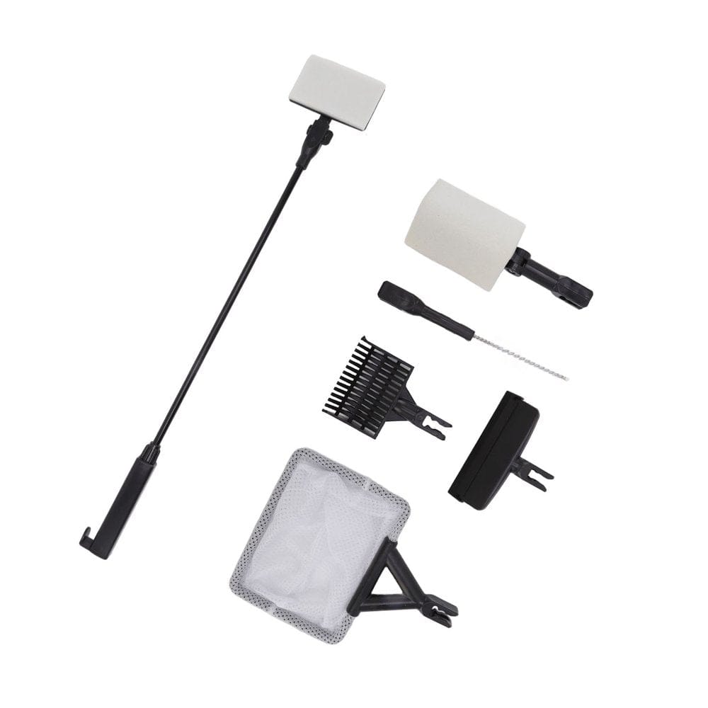 6 in 1 Aquarium Tools, Fish Net ABS Scraper Fish Tank Tools Flat Sponge for Water Tank Animals & Pet Supplies > Pet Supplies > Fish Supplies > Aquarium Fish Nets LHCER