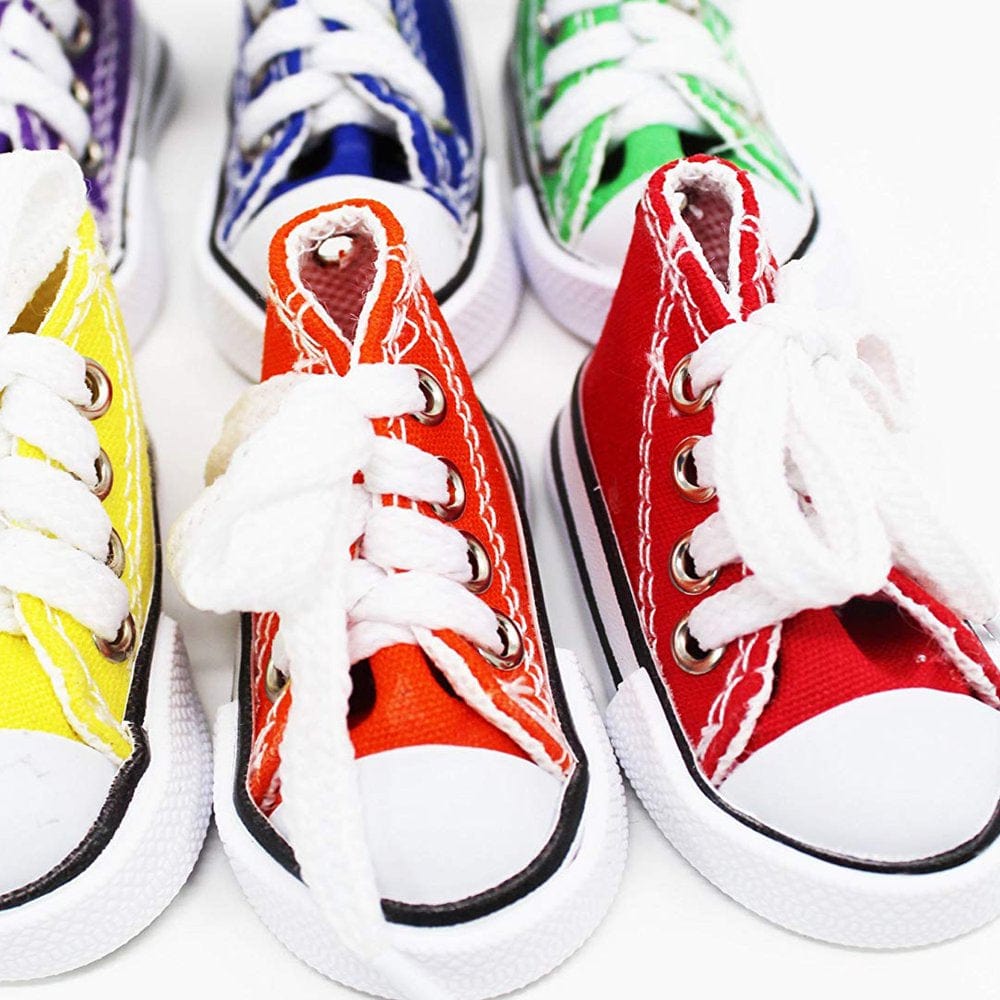 6 Pcs Mini Sneaker Bird Toy, Parrot Craft Cage Craft Toys, Pet Toys for Small Dog & Cat, Pet Cockatiel, African Grey, Cockatoo Animals & Pet Supplies > Pet Supplies > Bird Supplies > Bird Gyms & Playstands TRDEOL