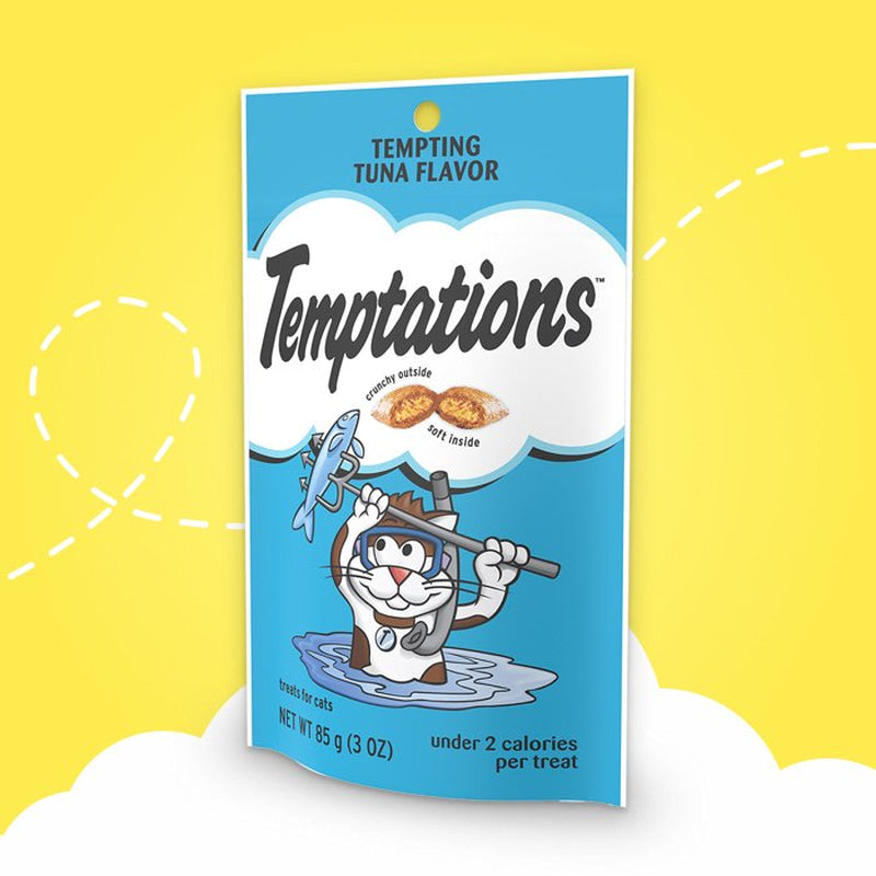 Temptation Classic Tasty Cat Treats Variety Pack 8 Flavors ( Tantalizing Turkey, Chicken, Hearty Beef, Tuna, Creamy Dairy, Blissful Catnip,Savory Salmon, Seafood Medley) 3Oz Each with Petlewa Box… Animals & Pet Supplies > Pet Supplies > Cat Supplies > Cat Treats Temptations