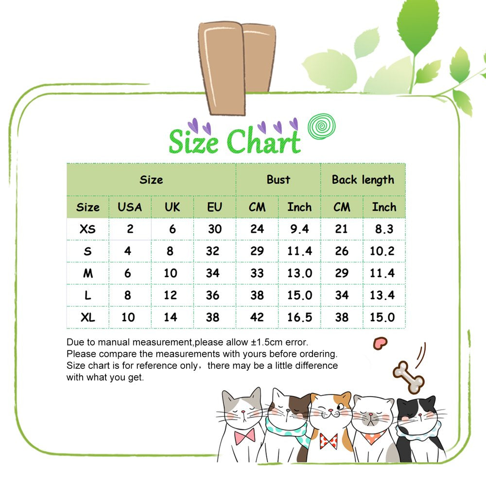 SPRING PARK Christmas Dog Dresses for Small Dogs,Cute Girl Dog Clothes,Holiday Festival Female Dog Dress Pet Party Costumes and Cats Outfit,For Wedding/Birthday Apparel Animals & Pet Supplies > Pet Supplies > Cat Supplies > Cat Apparel SPRING PARK