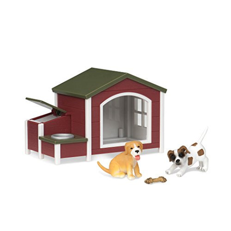 Terra by Battat Dog House Toy Dog Figure Playset for Kids 3Yearsold & up (5 Pc) Animals & Pet Supplies > Pet Supplies > Dog Supplies > Dog Houses None