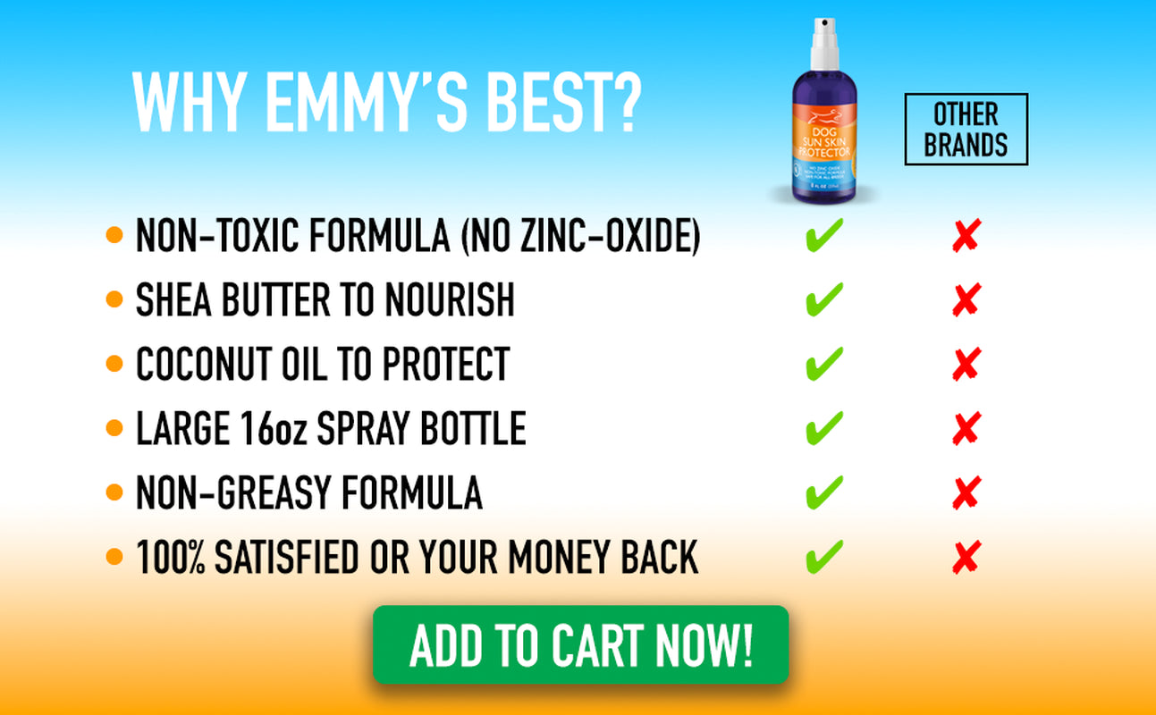 Emmy'S Best Pet Products Dog Sun Protector, for Dogs and Puppies of All Breeds, 8 Fluid Ounce Bottle Animals & Pet Supplies > Pet Supplies > Dog Supplies > Dog Apparel Emmy's Best Pet Products