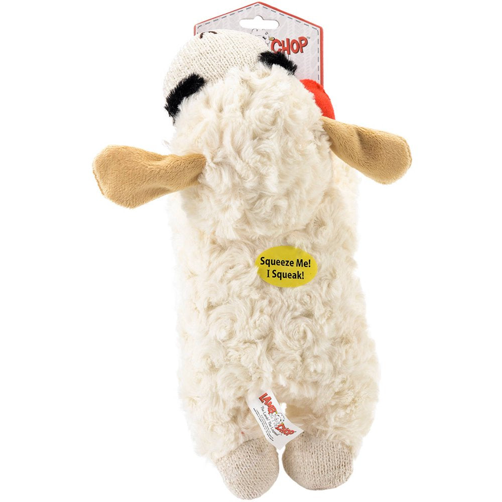Multipet Lamb Chop Plush Dog Toy, Medium Animals & Pet Supplies > Pet Supplies > Dog Supplies > Dog Toys Multipet