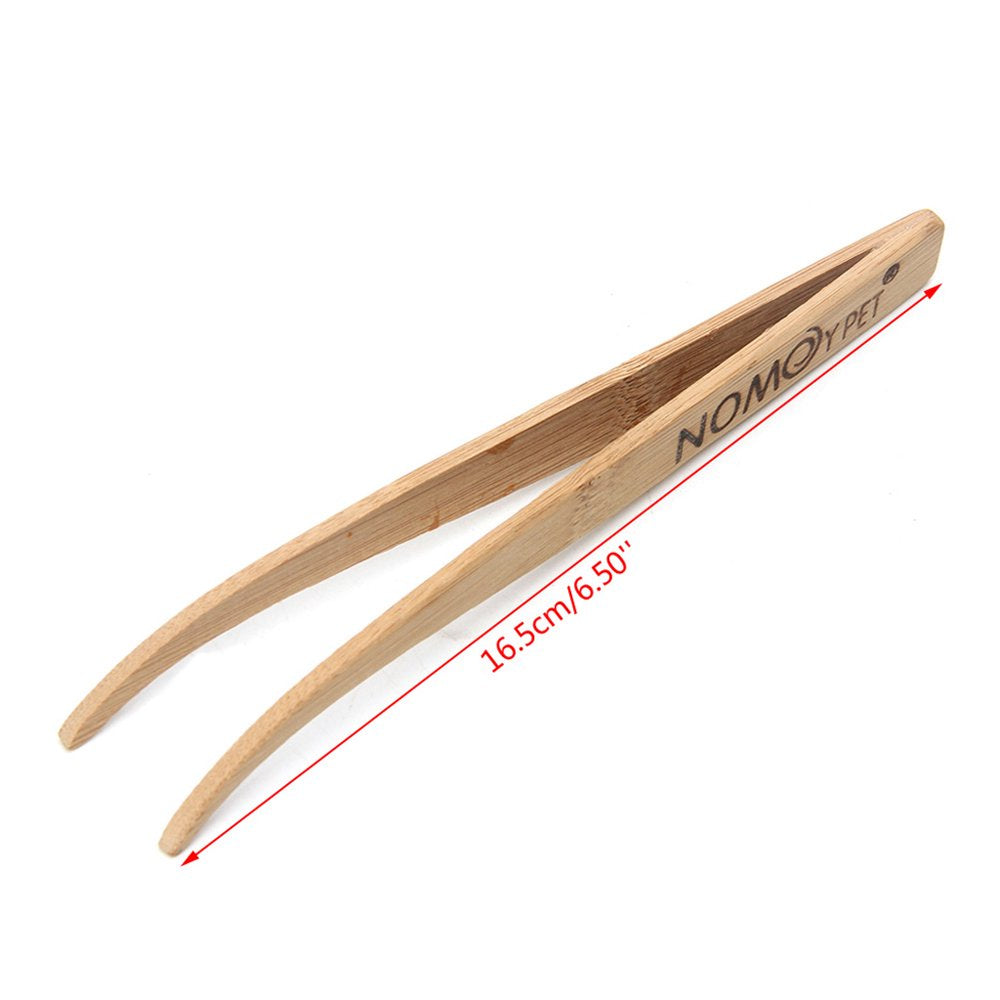 JUNTEX Reptile Feeding Tweezers with Long Handle for Amphibians Reptiles Snakes Lizard Gecko Spider Bird Bamboo Feeder Tweezers Animals & Pet Supplies > Pet Supplies > Reptile & Amphibian Supplies > Reptile & Amphibian Food JUNTEX