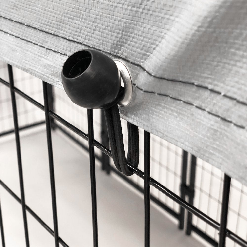 Kennelmaster Black Welded Wire Dog Kennel, 48"L X 48"W X 52"H Animals & Pet Supplies > Pet Supplies > Dog Supplies > Dog Kennels & Runs RTI CORP