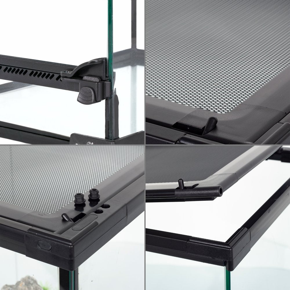 REPTI-ZOO Vertical Tropical Terrarium with Screen Ventilation, 12" X 12" X 18" Animals & Pet Supplies > Pet Supplies > Reptile & Amphibian Supplies > Reptile & Amphibian Substrates Etan Pet Supplies Inc.