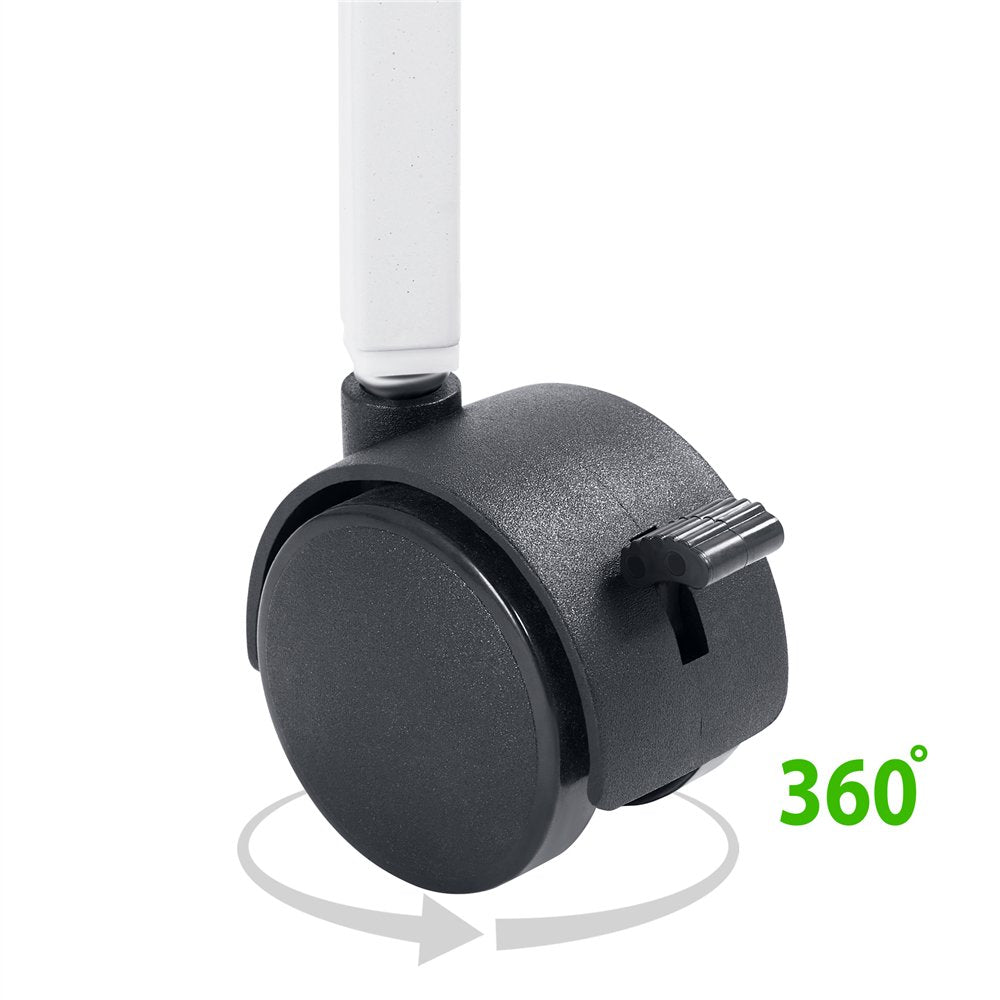 Topeakmart Stackable Wide Birdcage Divided Breeder Cage with Rolling Stand, White Animals & Pet Supplies > Pet Supplies > Bird Supplies > Bird Cages & Stands Topeakmart