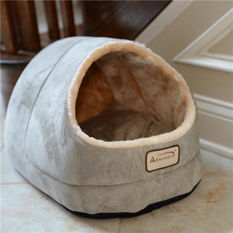 C18HHL-MH Armarkat Pet Bed Cat Bed 18 X 12 X 14 - Sage Green & Beige Animals & Pet Supplies > Pet Supplies > Cat Supplies > Cat Beds PetPride