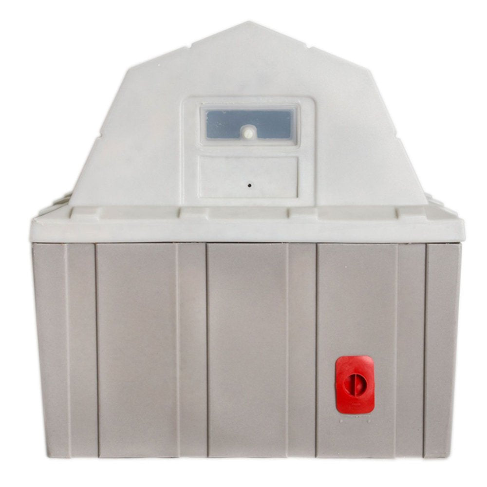 Dog Palace DP Hunter Insulated Dog House, Gray, Small, 25"L X 19"W X 23.50"H Animals & Pet Supplies > Pet Supplies > Dog Supplies > Dog Kennels & Runs ASL Solutions