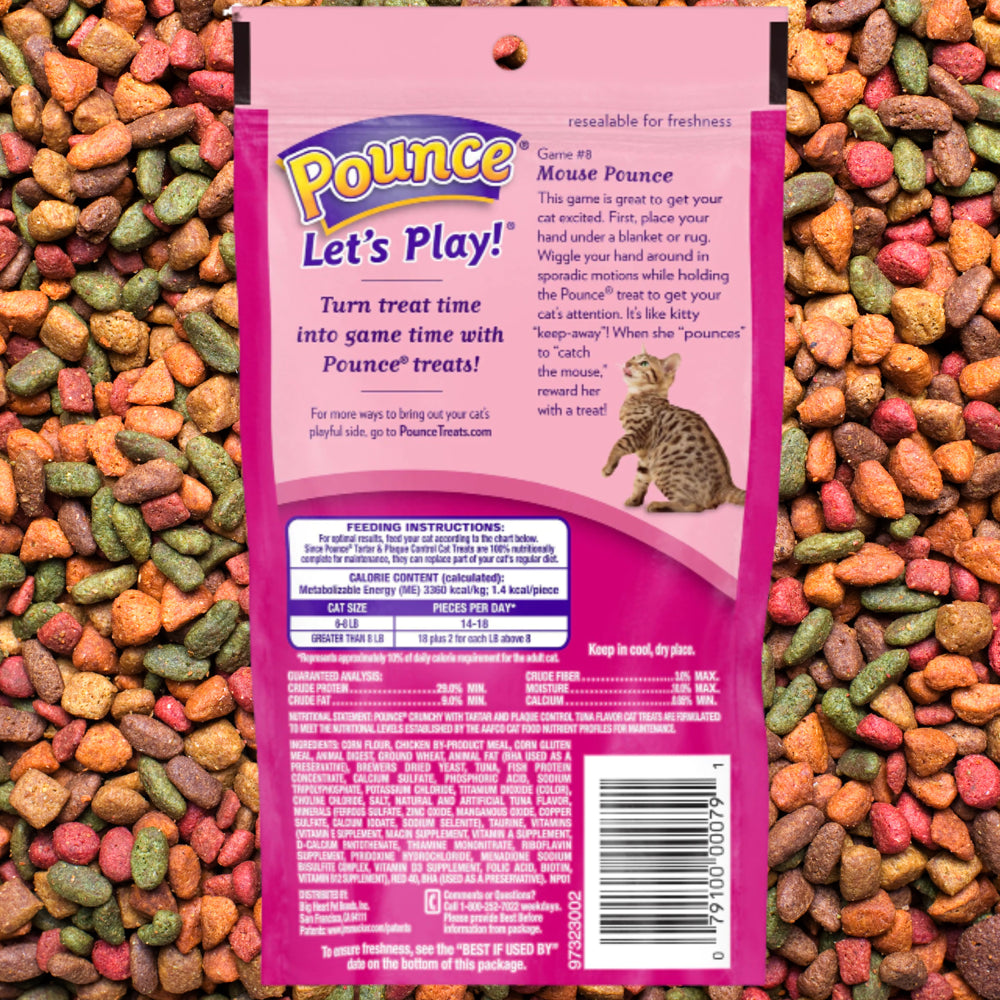 Pounce Crunchy Tuna Flavored Cat Treats for Tartar and Plaque Control - 2 Pack Animals & Pet Supplies > Pet Supplies > Cat Supplies > Cat Treats EBKK