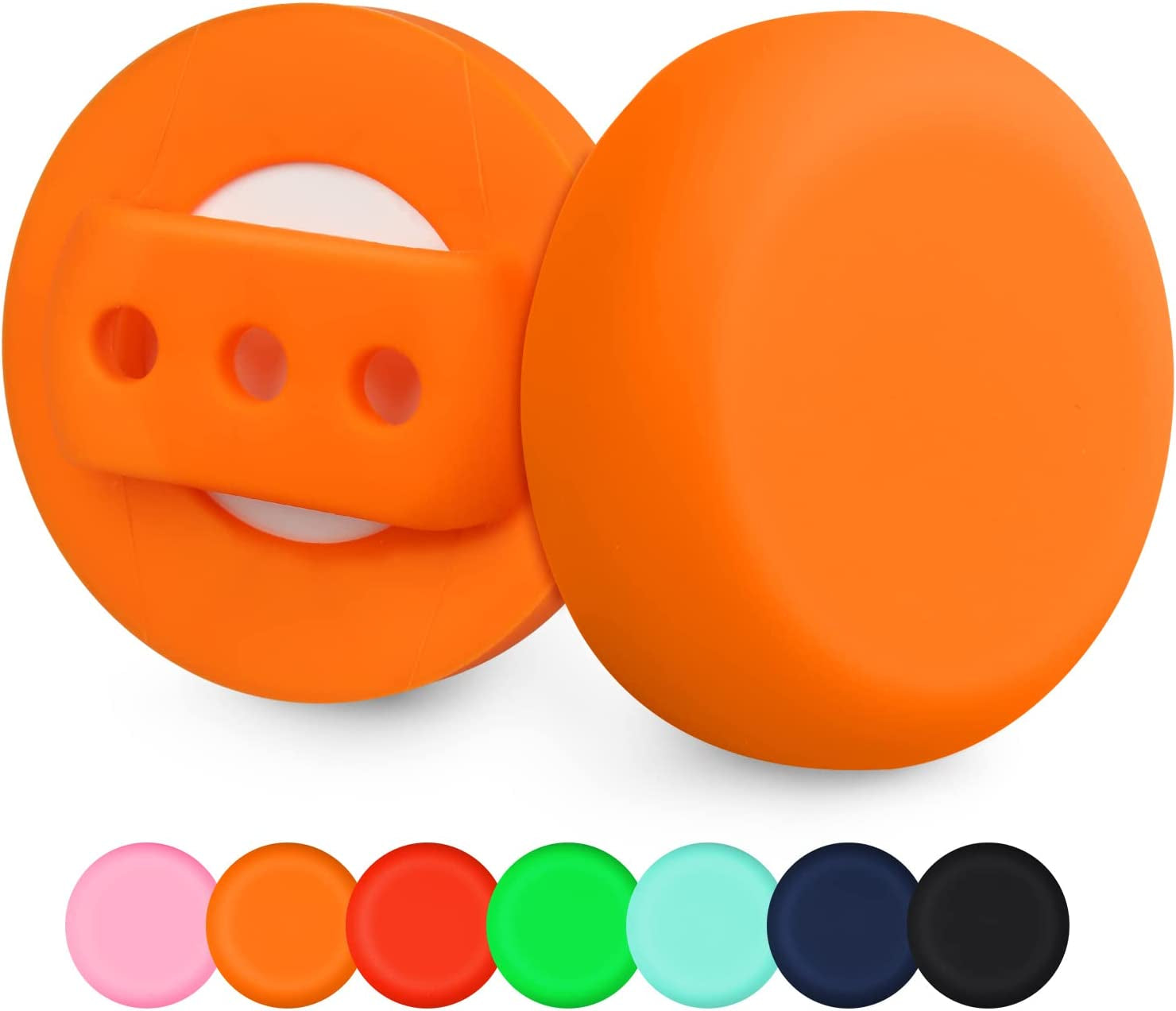 MOOGROU Airtag Dog Collar Holder 2 Pack,Newest Premium Protective Case for Apple Air Tag Tracker,Lightweight Silicone Airtag Case for Cat Collar Pet Loops,Waterproof Airtag.Dog Collar Holder Pink S Electronics > GPS Accessories > GPS Cases MOOGROU Orange+Orange S-3/8" 5/8" 