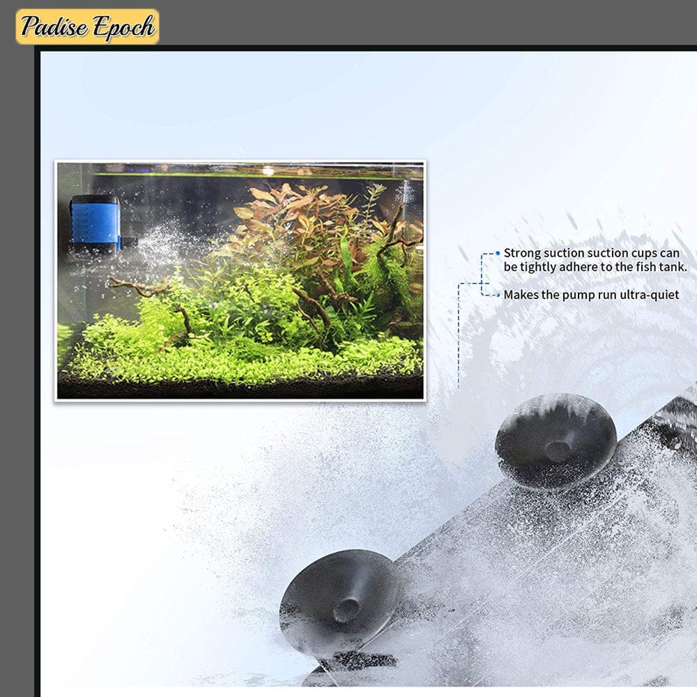 66 GPH Submersible Water Pump Ultra Quiet for Pond,Aquarium,Fish Tank,Fountain,Hydroponics Animals & Pet Supplies > Pet Supplies > Fish Supplies > Aquarium & Pond Tubing KOL PET