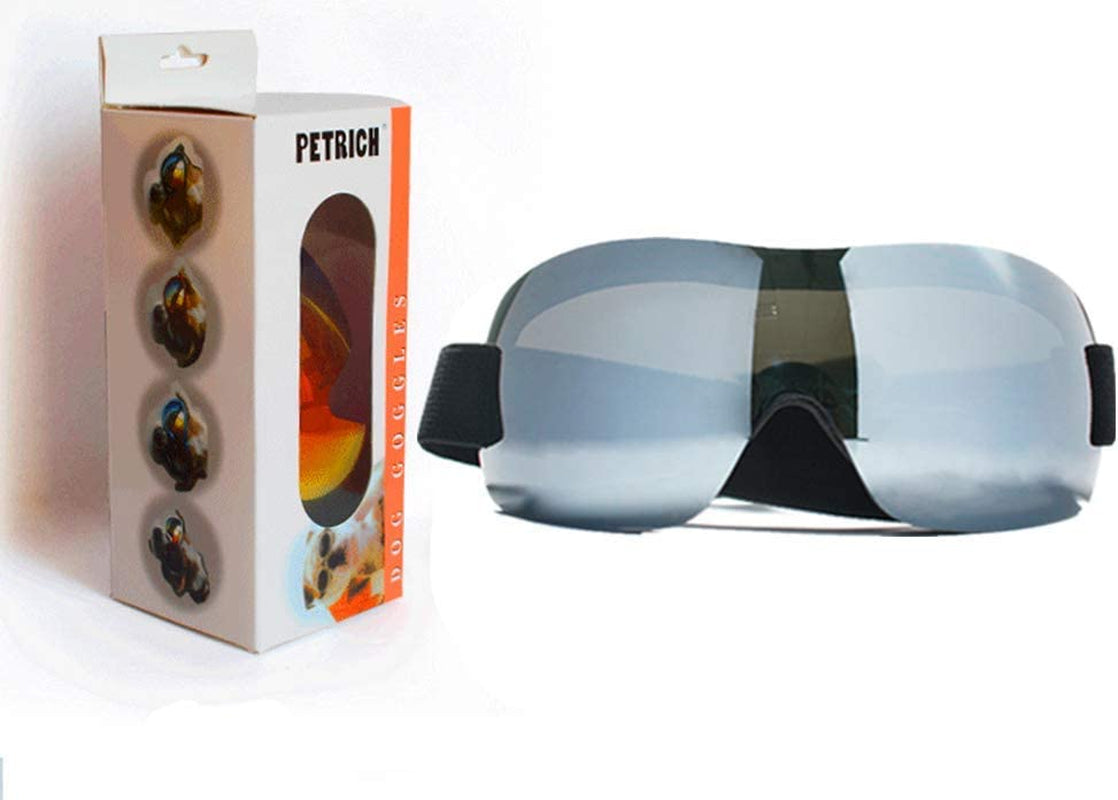 DPLUS Dog Goggles Dog Sunglasses Glasses for Dogs Dog Ski Goggles with UV 400 Protection Pet Sunglasses with Adjustable Strap for Travel, Skiing and Anti-Fog (Black) Animals & Pet Supplies > Pet Supplies > Dog Supplies > Dog Apparel Dplus