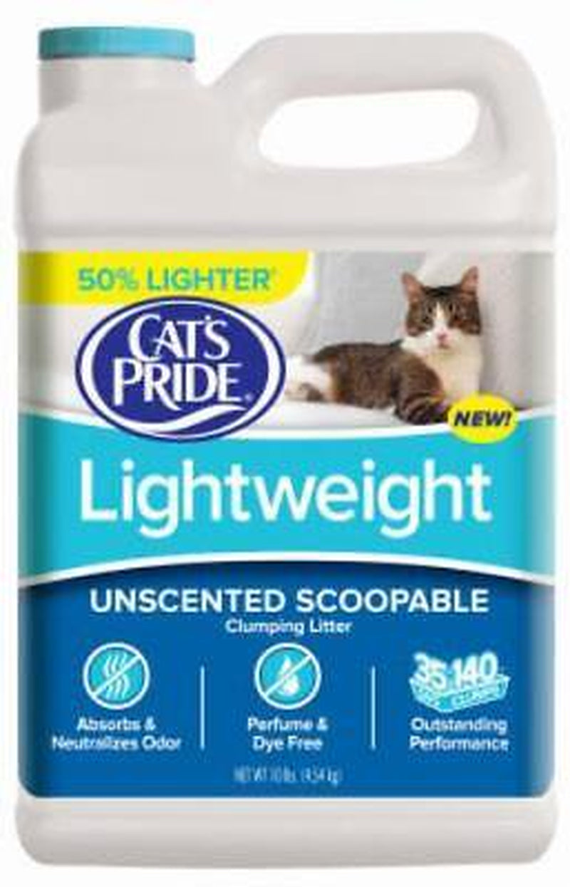Cat'S Pride No Scent Scoopable Cat Litter 10 Lb Animals & Pet Supplies > Pet Supplies > Cat Supplies > Cat Litter Cat's Pride
