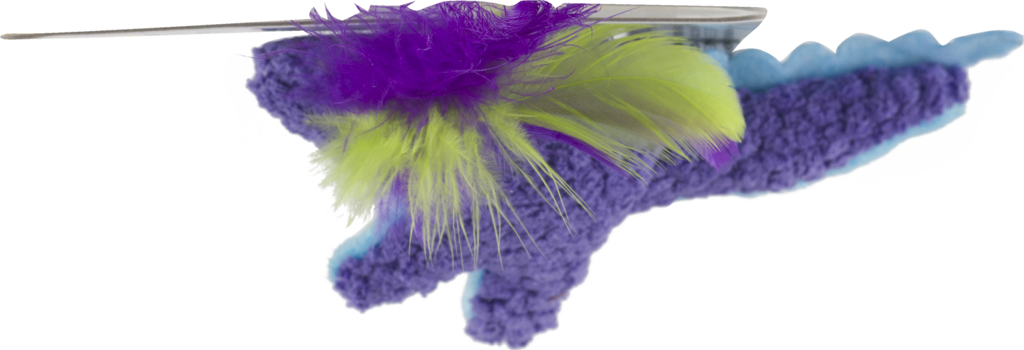 Pet Zone Dino-Friends Play-N-Squeak Interactive Cat Toy for Indoor Cats (Interactive Cat Toy, Catnip Toy, Catnip Toys for Cats, Real Mouse Electronic Sound, Catnip, Cat Toys) Animals & Pet Supplies > Pet Supplies > Cat Supplies > Cat Toys Generic