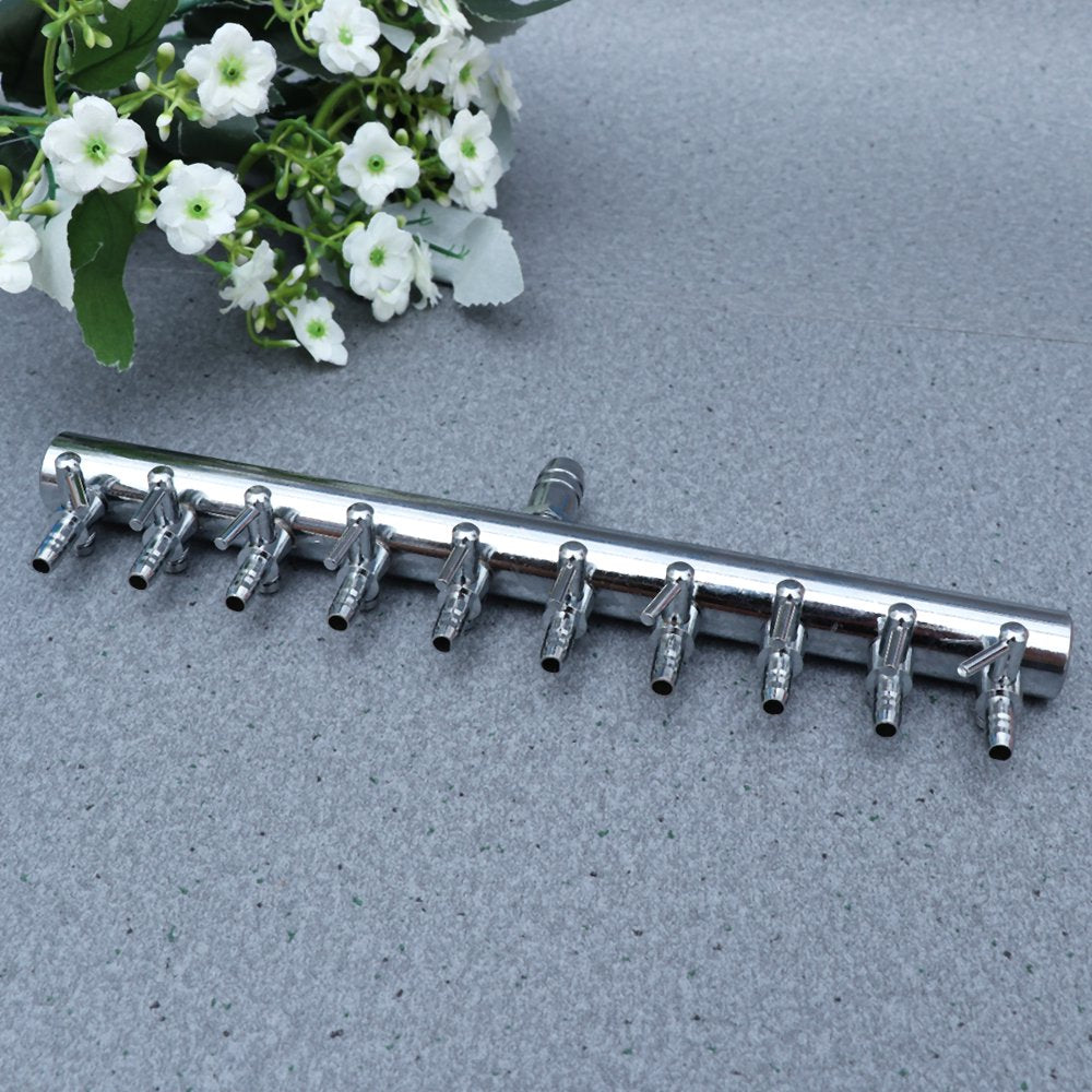 Air Pump Aquarium Flow Lever Distributor Splitter Tank Oxygen Fish Control Manifold Stainless Steel Switch Tube Inline Animals & Pet Supplies > Pet Supplies > Fish Supplies > Aquarium & Pond Tubing HOMEMAXS