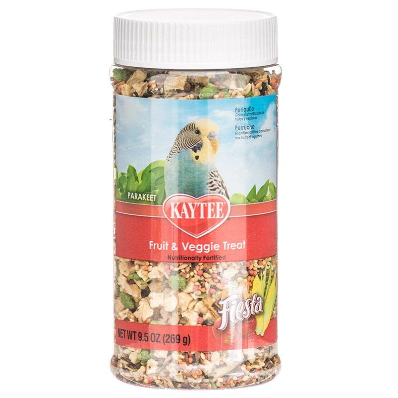 Kaytee Fiesta Fruit & Veggie Treat - Parakeet 9.5 Oz Pack of 4 Animals & Pet Supplies > Pet Supplies > Bird Supplies > Bird Treats Kaytee