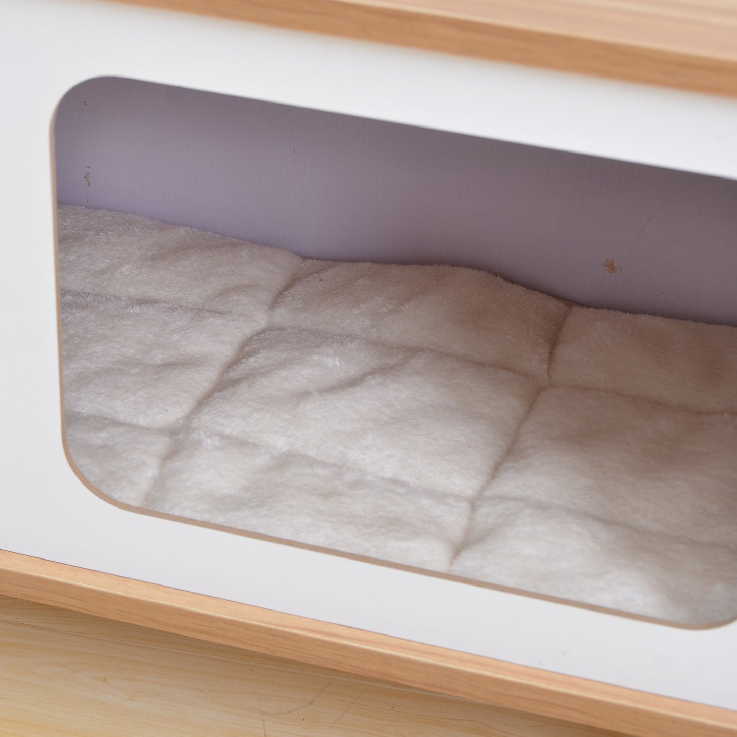 Vibrant Life TV Style Cat Condo with Scratching Pad and Ball Toys, Pack of 1 Animals & Pet Supplies > Pet Supplies > Cat Supplies > Cat Furniture Vibrant Life